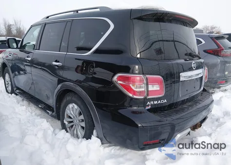 2018 Nissan Armada Sv из США, поврежденный, VIN JN8AY2NC5J9551568